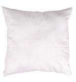 Pillowcase with zipper, white