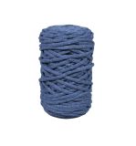 Braidy Recycling yarn, braided, 4mm ø, denim blue