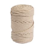Braidy Recycling yarn, braided, 4mm ø, sand