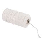 Garn, 3,7mm ø, weiß