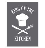 Pochoir  King of the kitchen  A5