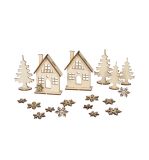 Wooden building kit Winter houses