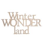 Wood lettering  Winterwond... , FSC 100%