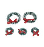 Christmas wreath miniatures