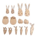 Wooden shapes Easter, FSC Mix Credit