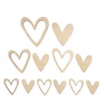 Décoration en bois Coeur, FSC Mix Credit