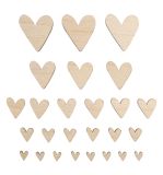 Wooden shape Heart, FSC Mix Credit
