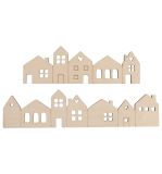 Wooden strip Mini houses, FSC Mix Credit