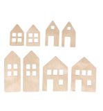 Plywood light up houses