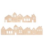 Mini-maisons en contreplaqué