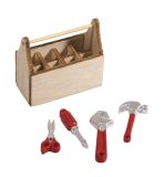 Holz Mini Werkzeugkiste, FSC 100%