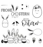 Clear Stamps -  Frohe Ostern