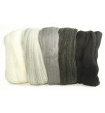 Merino roving tuft, super smooth