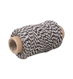 Garn, 1mm ø, schwarz