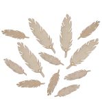 Plumes en bois naturel