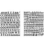 Sticker Alphabet + Chiffres Classic