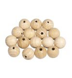 Raw wood.balls FSC 100%, drilled, 12mm ø