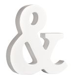 Symbole MDF&, blanc