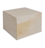 Wooden box with lid, FSC Mix Credit