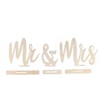 Wooden motifs  Mr&Mrs , FSC Mix Credit
