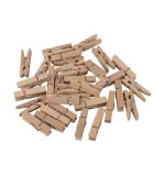 Wooden clothes pegs