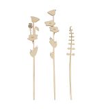 Wood pick Poppy&grass, FSC Mix Credit