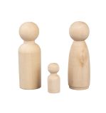 Cône p. figurines en bois brut, FSC 100%