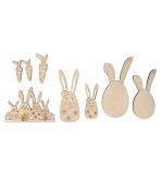 Lapin de Pâques&Amis bois,FSC Mix Credit