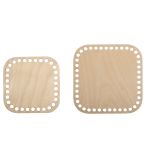 Wood crochet bottom set, FSC Mix Credit