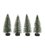 Sapin décoratif enneigé