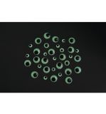 Yeux mobiles Glow in the dark, assortis