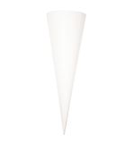 Goodie cornet blank white, 35 cm