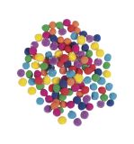 Pompon Mischung, 7mm ø, regenbogen