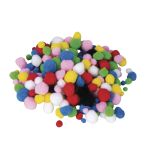 Pompons, 1-3cm ø
