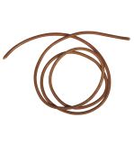 Round laces of goatskin, 1.5mmø, medium brown