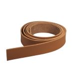 Kunstlederband flach, rehbraun