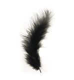 Fluffy feather, black