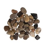 Fluss-Kiesel, mittelbraun
