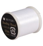 Aufreihgarn f.Delica-Rocailles, 0,27mm ø, schneeweiß