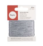 Jewellery cord, grey