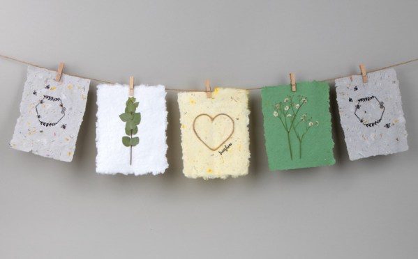 Basteln mit natürlichen Materialien.