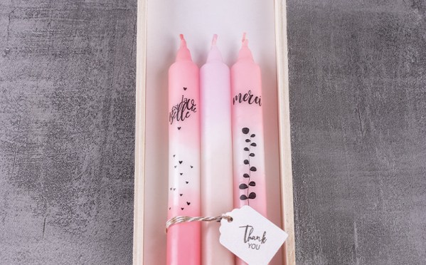 Let the candles speak for themselves.