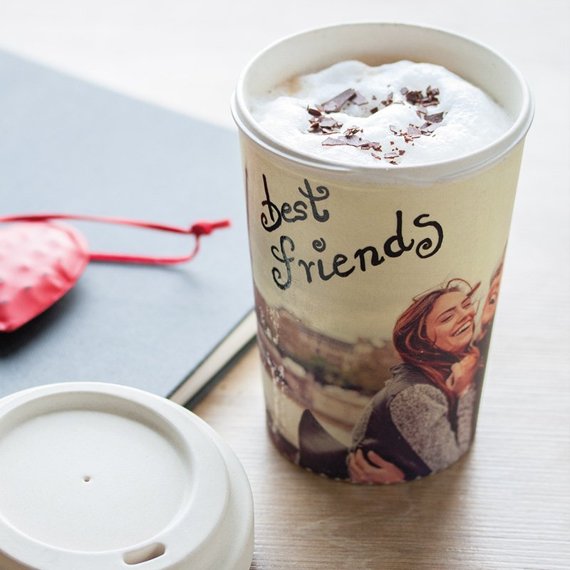 Bambus-Becher To Go Transfertechnik