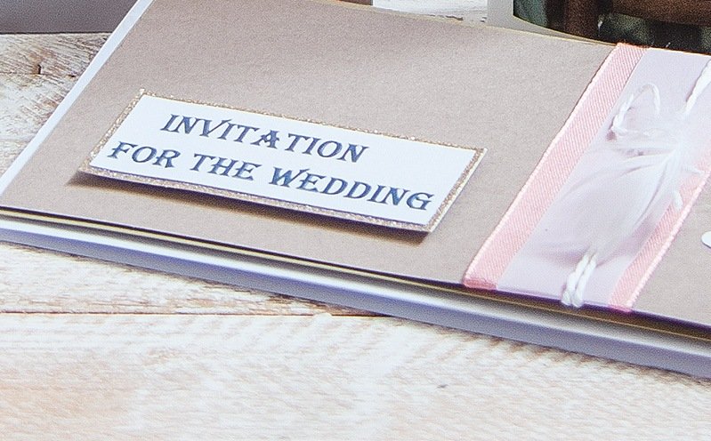 Einladungskarte für Hochzeit