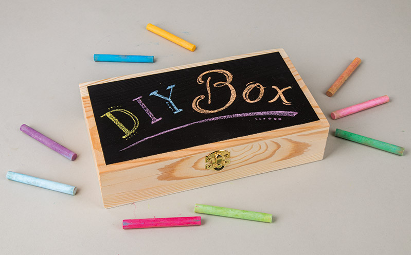 Holz-Schatulle DIY Box
