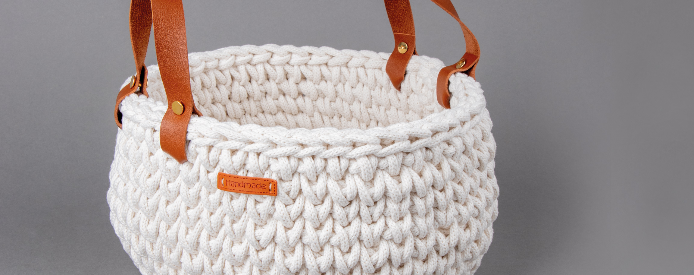 Crochet utility basket, big