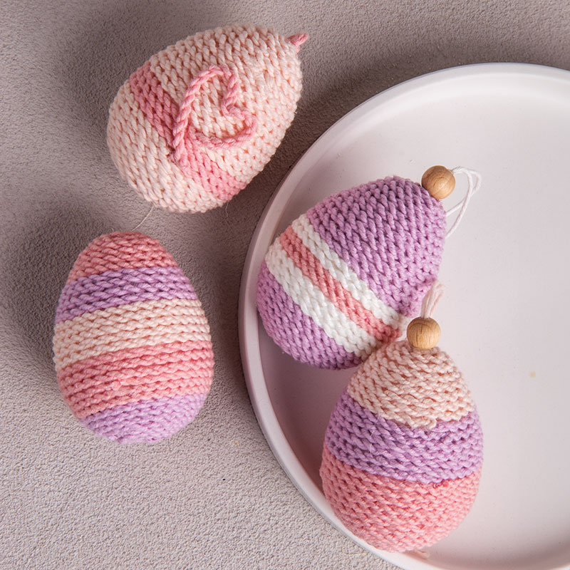 Oeufs en cordon de laine